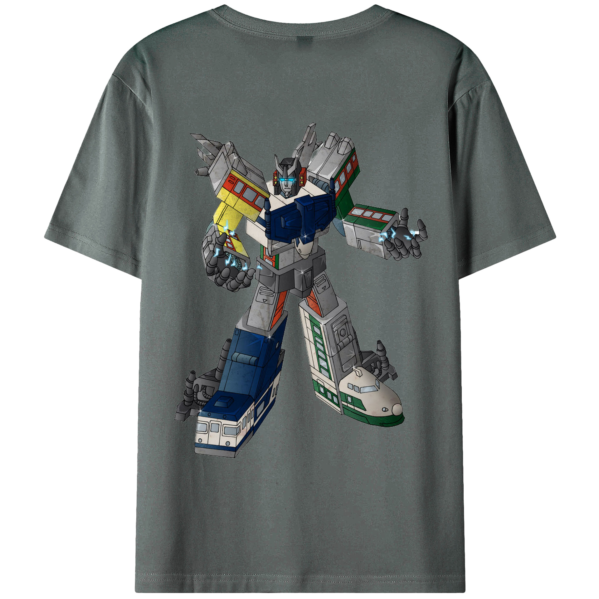 （画像用）  綿100％ メンズ半袖Tシャツ（バックプリント） 通気性